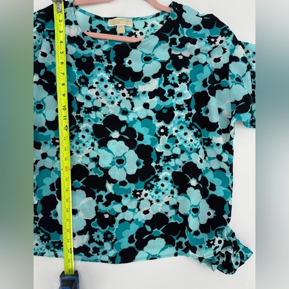 Michael Michael Kors Women's Floral Side Tie Oversized Blouse - Picture 6 of 10